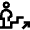 Wayfinding Escalator Up Icon from Nova Line Set