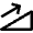 Wayfinding Slope Right Icon from Nova Line Set