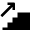 Wayfinding Stair Up Icon from Nova Solid Set