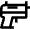 Weapon Handgun Icon from Nova Line Set