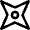 Weapon Shuriken Throwing Icon from Nova Line Set