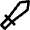 Weapon Sword Melee Icon from Nova Line Set