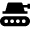 Weapon Tank War Vehicle Icon from Nova Solid Set