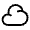 Cloud Icon from Solar Linear Set