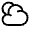 Cloud Sun Icon from Solar Linear Set