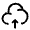 Cloud Upload Icon from Solar Linear Set