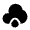 Cloud Waterdrop Icon from Solar Bold Set