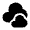 Clouds Icon from Solar Bold Set