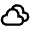 Clouds Icon from Atlas Line Set