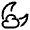 Cloudy Moon Icon from Solar Linear Set