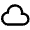 Cloudy Icon from Atlas Line Set