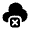 Clound Cross Icon from Solar Bold Set