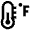 Fahrenheit Icon from Atlas Line Set