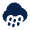 Heavy Rain Fill Icon from Mingcute Fill Set