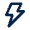 Lightning Line Icon from Mingcute Line Set