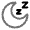 Moon Sleep Icon from Solar Line Duotone Set