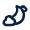 Partly Cloud Night Line Icon from Mingcute Line Set