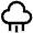 Raining Icon from Atlas Line Set