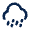 Rainstorm Line Icon from Mingcute Line Set