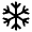 Snowflake Icon from Solar Linear Set