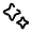 Stars Icon from Solar Broken Set