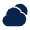Sun Cloudy Fill Icon from Mingcute Fill Set