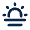 Sun Fog Line Icon from Mingcute Line Set