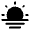Sun Fog Icon from Solar Bold Set