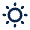 Sun Line Icon from Mingcute Line Set