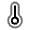 Temperature Icon from Solar Line Duotone Set