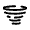 Tornado Small Icon from Solar Bold Set