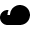 Weather Cloud 1 Icon from Nova Solid Set