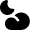 Weather Cloudy Night Icon from Nova Solid Set