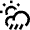 Weather Cloudy Rain Icon from Nova Line Set