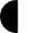 Weather Moon Half 1 Icon from Nova Solid Set