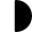 Weather Moon Half Icon from Nova Solid Set