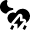 Weather Night Thunder Storm Icon from Nova Solid Set