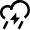 Weather Rain Starm Icon from Nova Line Set