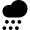 Weather Rain Icon from Nova Solid Set
