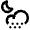 Weather Raining Night 1 Icon from Nova Line Set