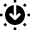 Weather Sunset Icon from Nova Solid Set