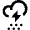 Weather Thunder Storm Icon from Nova Line Set