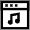 Audio Website Icon from Atlas Line Set