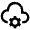 Cloud Settings Icon from Atlas Line Set