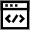 Coding Website Icon from Atlas Line Set