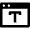 App Windows Text Icon from Nova Line Set