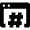 App Windows Hashtag Icon from Nova Solid Set