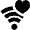 Wifi Network Favourite Heart 1 Icon from Nova Solid Set