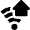 Wifi Network Home Icon from Nova Solid Set