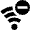Wifi Network Remove Subtract Icon from Nova Solid Set